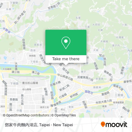 鄧家牛肉麵內湖店 map