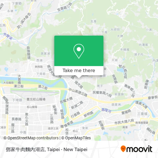 鄧家牛肉麵內湖店 map