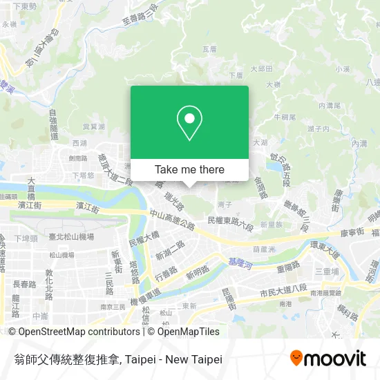 翁師父傳統整復推拿地圖