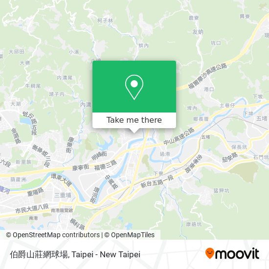 伯爵山莊網球場 map
