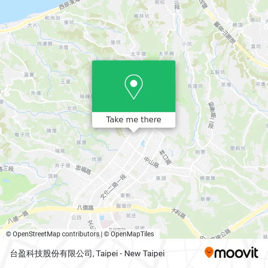 台盈科技股份有限公司 map