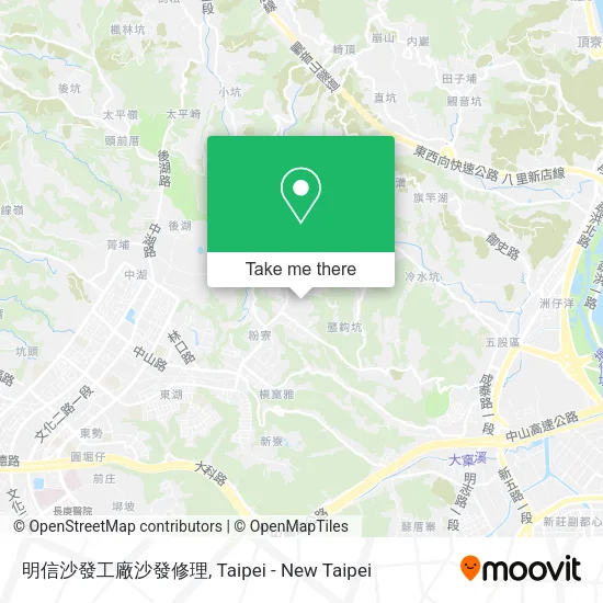 明信沙發工廠沙發修理地圖