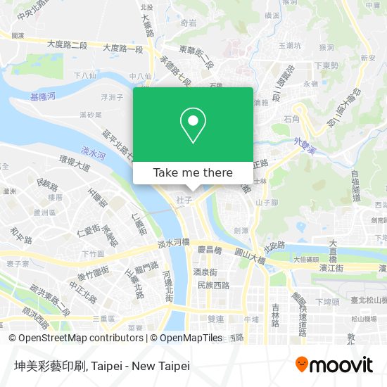 坤美彩藝印刷 map