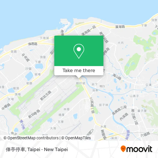 俥亭停車 map