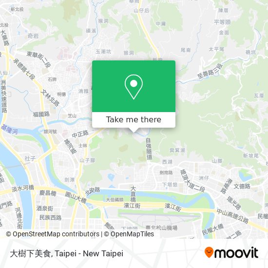 大樹下美食 map