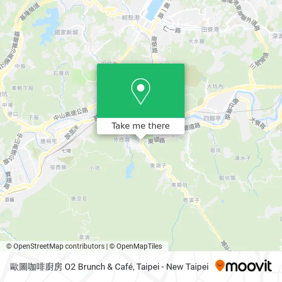 歐圖咖啡廚房 O2 Brunch & Café地圖