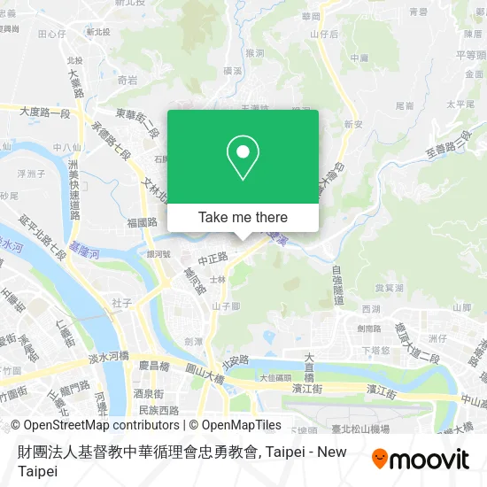 財團法人基督教中華循理會忠勇教會地圖