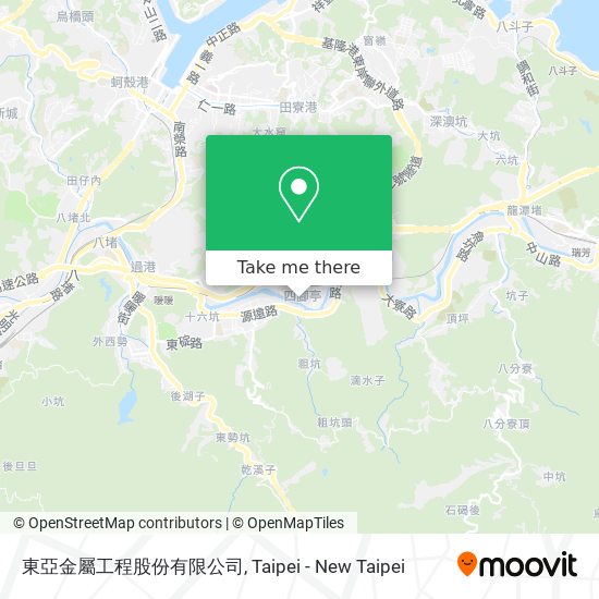 東亞金屬工程股份有限公司地圖