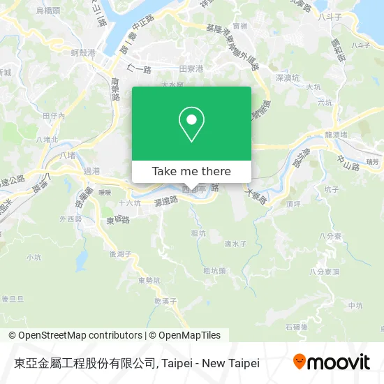 東亞金屬工程股份有限公司地圖