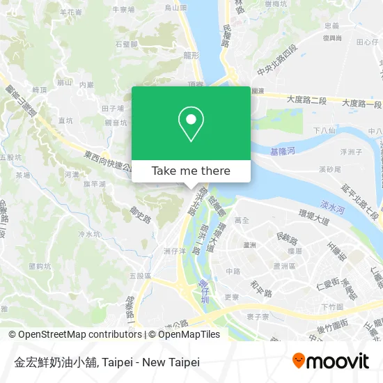 金宏鮮奶油小舖地圖