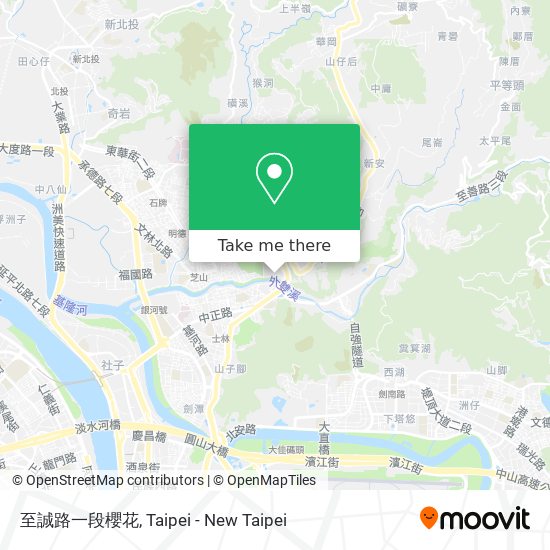 至誠路一段櫻花 map