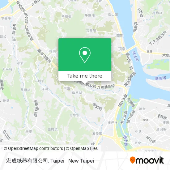 宏成紙器有限公司 map