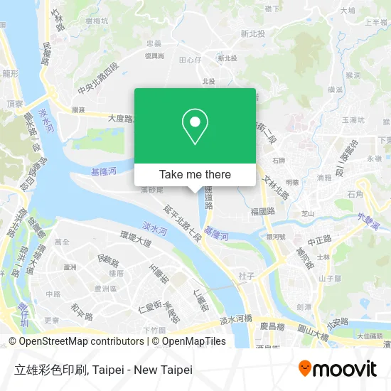 立雄彩色印刷地圖