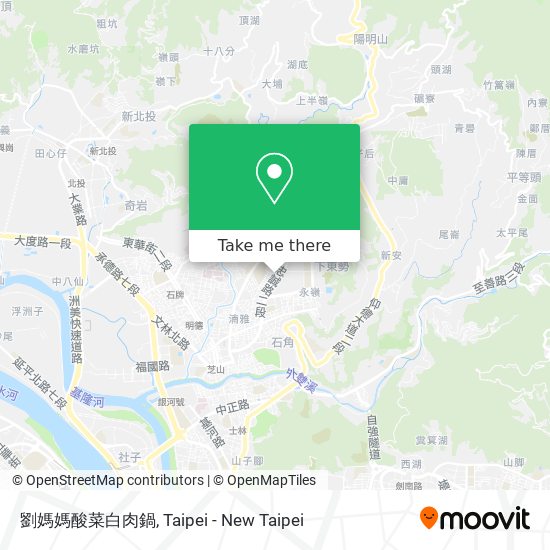 劉媽媽酸菜白肉鍋地圖