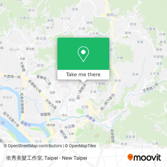 依秀美髮工作室地圖