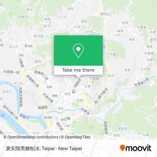 廣安階黑糖刨冰 map
