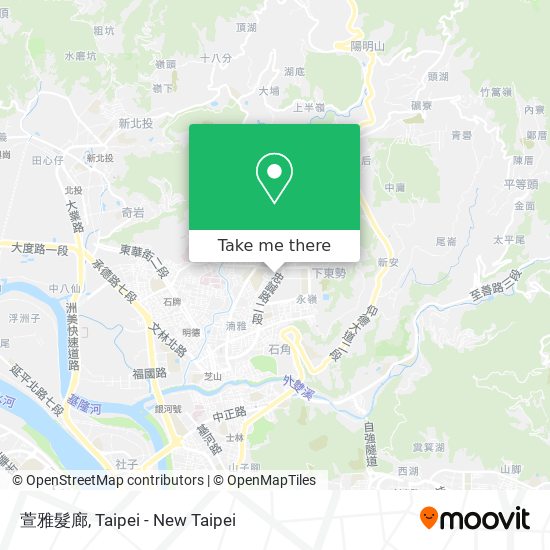 萱雅髮廊地圖