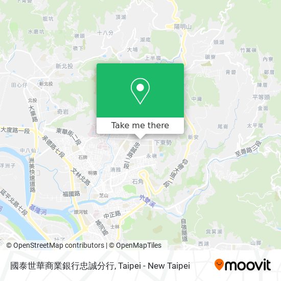 國泰世華商業銀行忠誠分行 map