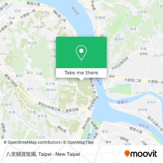 八里關渡龍園 map