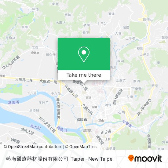 藍海醫療器材股份有限公司 map