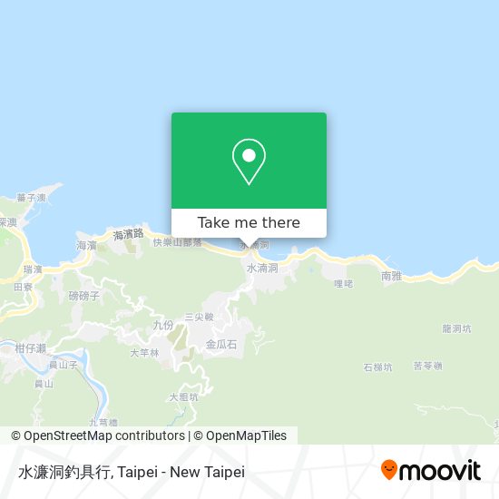 水濂洞釣具行地圖