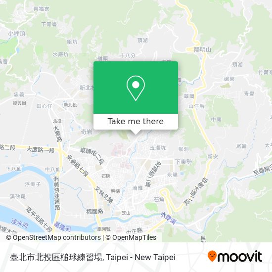 臺北市北投區槌球練習場 map