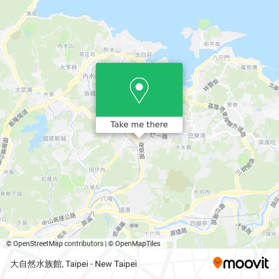 大自然水族館 map