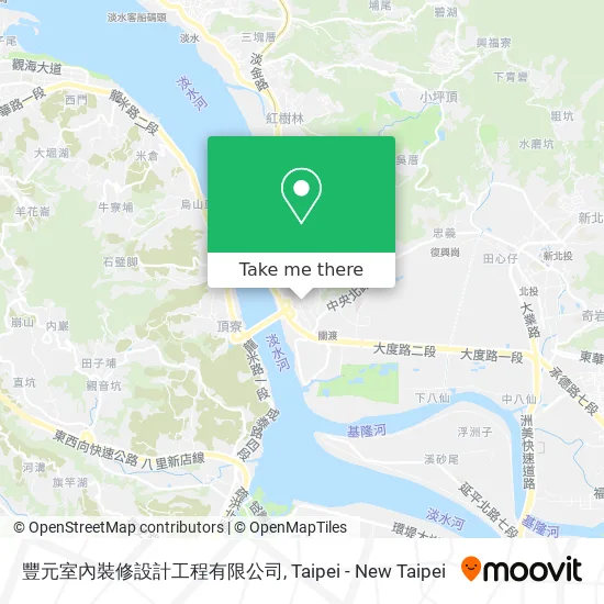 豐元室內裝修設計工程有限公司地圖