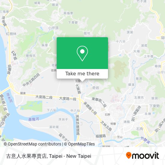 古意人水果專賣店 map