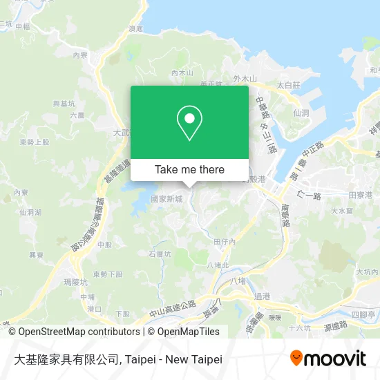 大基隆家具有限公司地圖