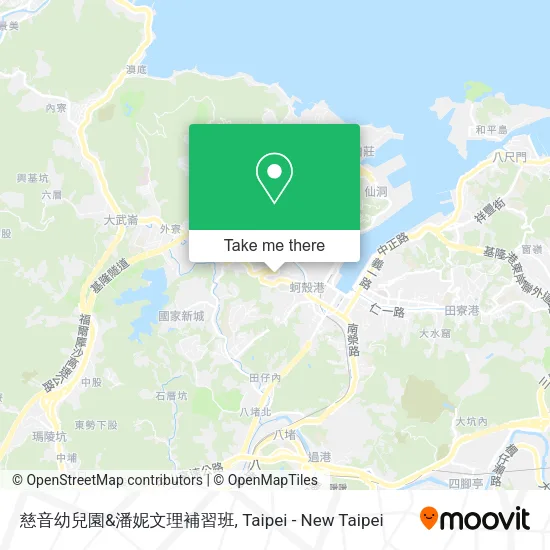慈音幼兒園&潘妮文理補習班地圖