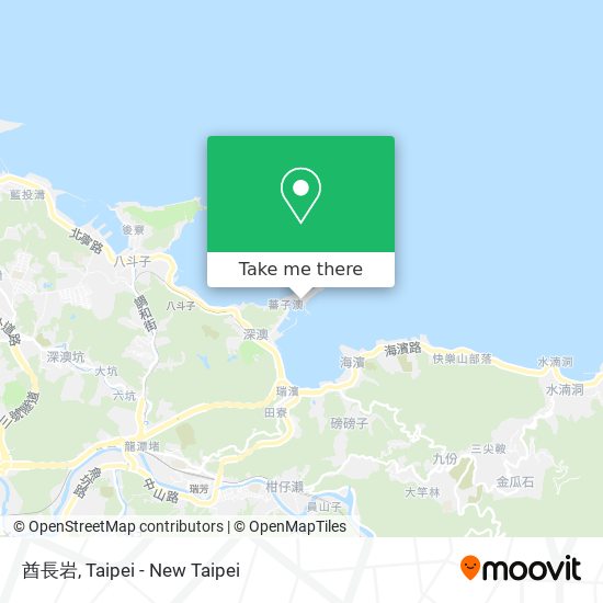 酋長岩 map
