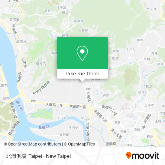 北灣俱場 map