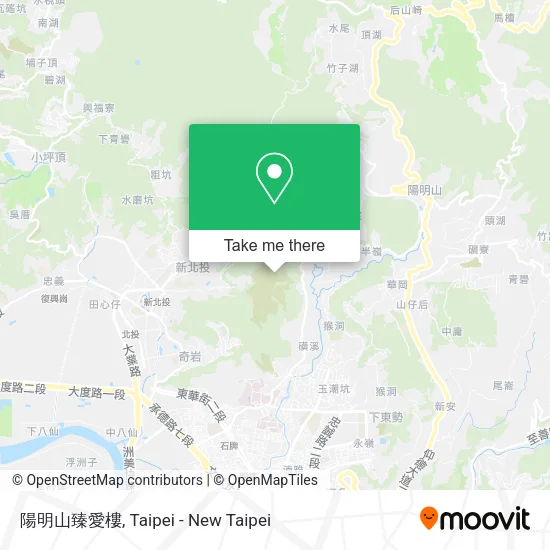 陽明山臻愛樓地圖