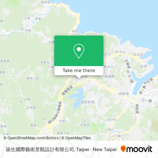 築生國際藝術景觀設計有限公司地圖