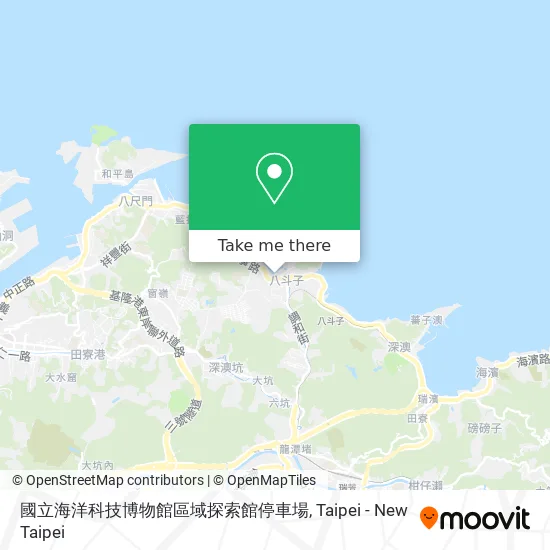 國立海洋科技博物館區域探索館停車場地圖