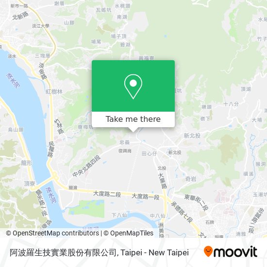 阿波羅生技實業股份有限公司 map