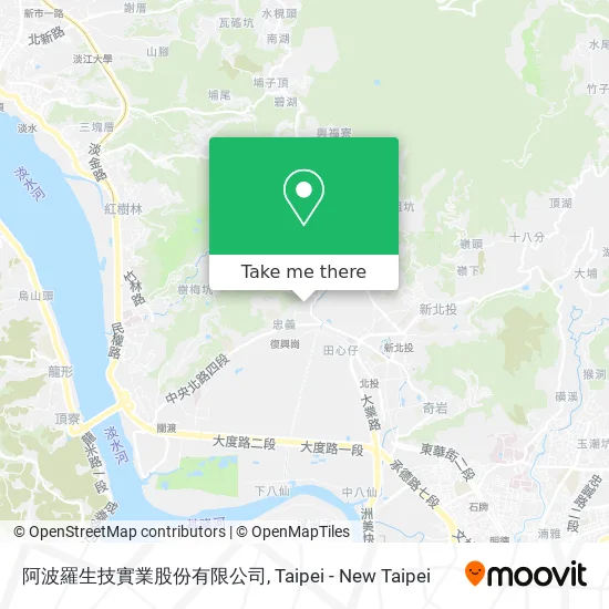 阿波羅生技實業股份有限公司 map
