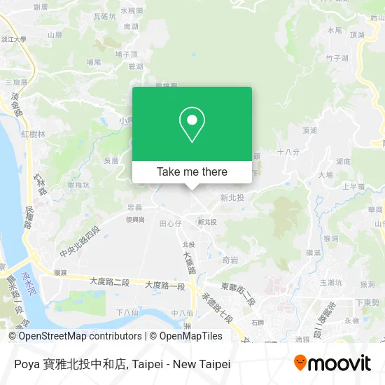Poya 寶雅北投中和店 map