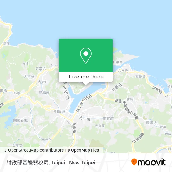 財政部基隆關稅局 map