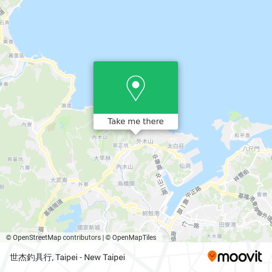 世杰釣具行 map