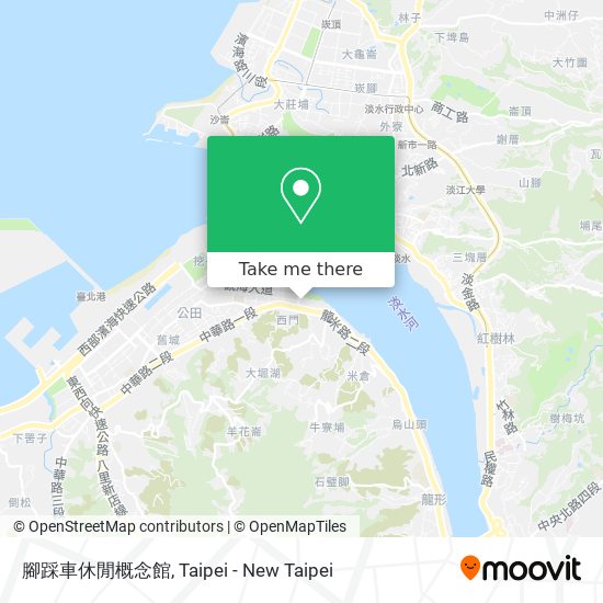 腳踩車休閒概念館地圖