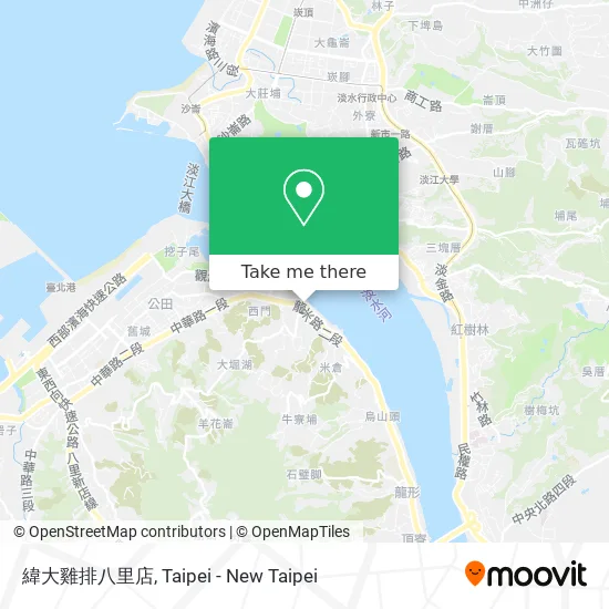 緯大雞排八里店 map