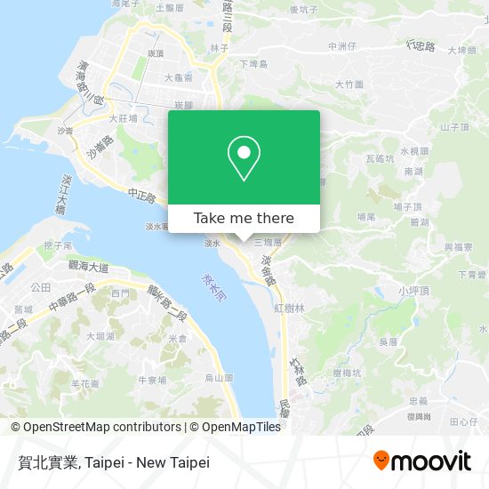 賀北實業 map