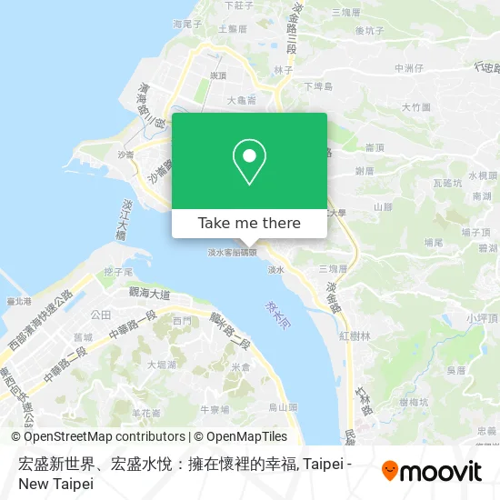 宏盛新世界、宏盛水悅：擁在懷裡的幸福 map