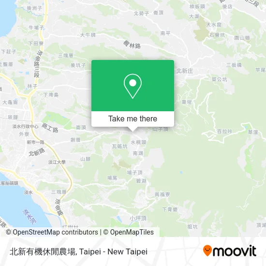 北新有機休閒農場地圖