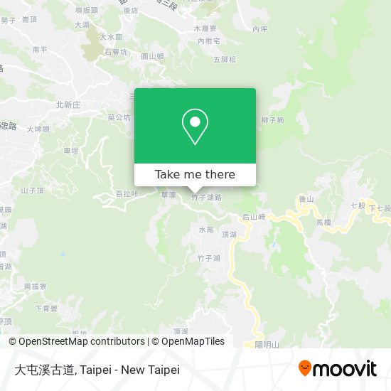 大屯溪古道 map