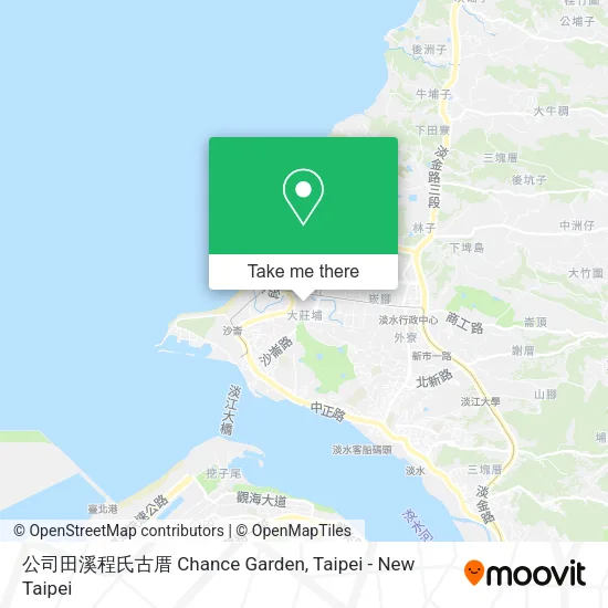 公司田溪程氏古厝 Chance Garden map