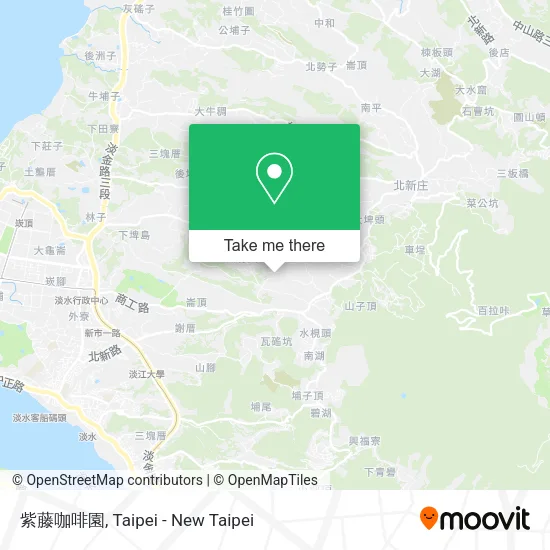 紫藤咖啡園地圖