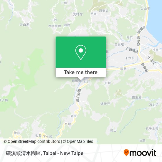 磺溪頭清水園區 map